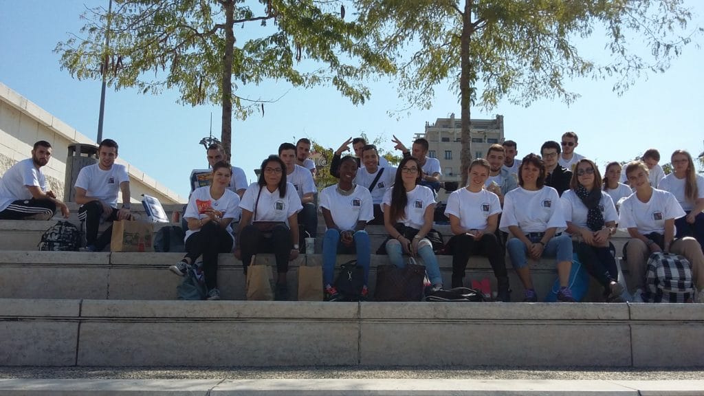 Les étudiants du BTS NRC de Sciences-U Lyon