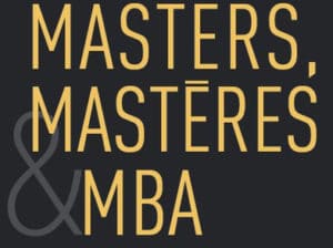 Salon des Masters, Mastères & MBA - Samedi 17 mars 2018