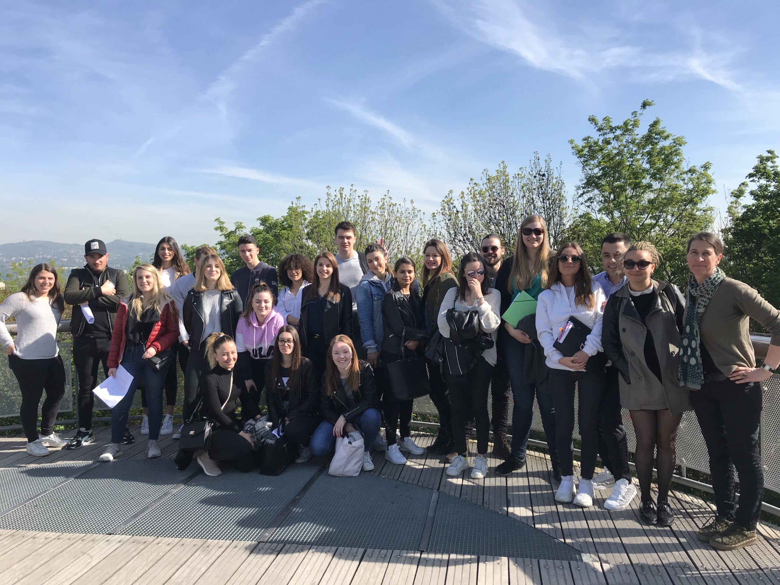 Les étudiants de BTS Professions Immobilières en visite au Musée Gallo-Romain