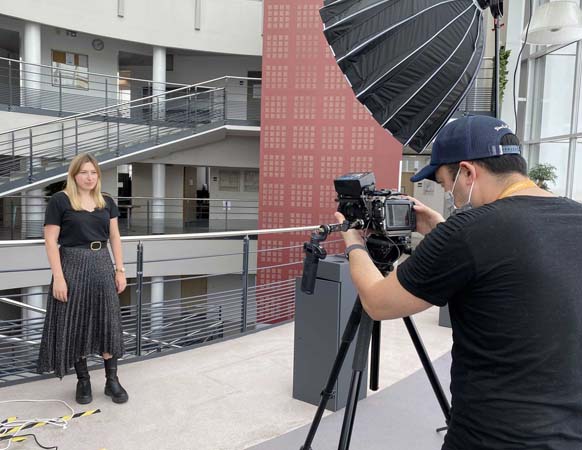 Les étudiants d'EFAB Lyon se sont pris au jeu des tournages vidéo