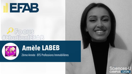 Amèle LABEB en BTS Professions Immobilières